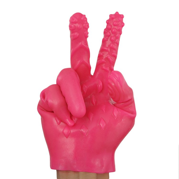 Magic Palm Flirting Masturbation Massage Gloves