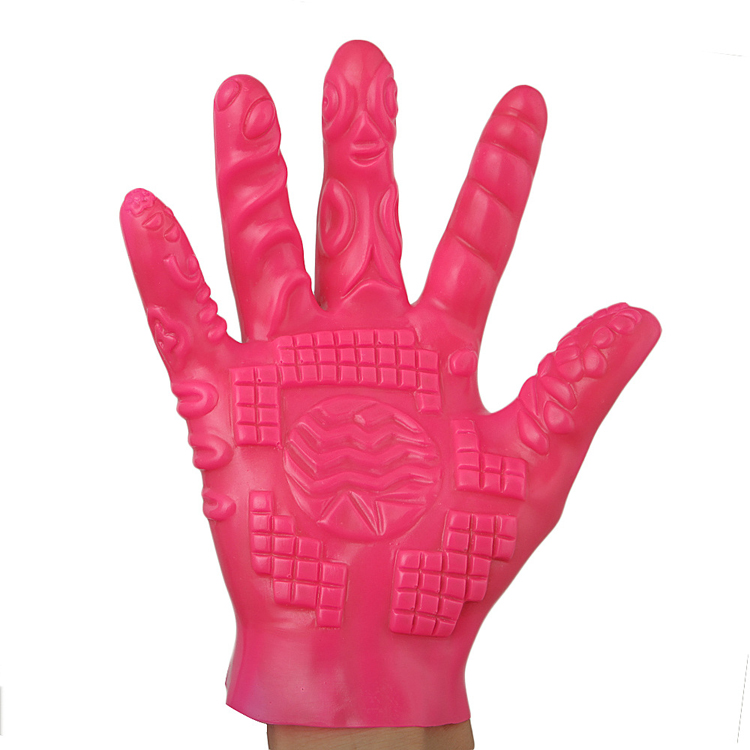 Magic Palm Flirting Masturbation Massage Gloves