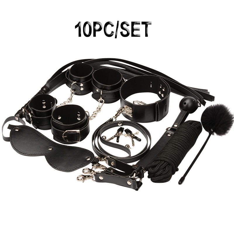 Hand footcuffs tied rope nipple clamp wholesale