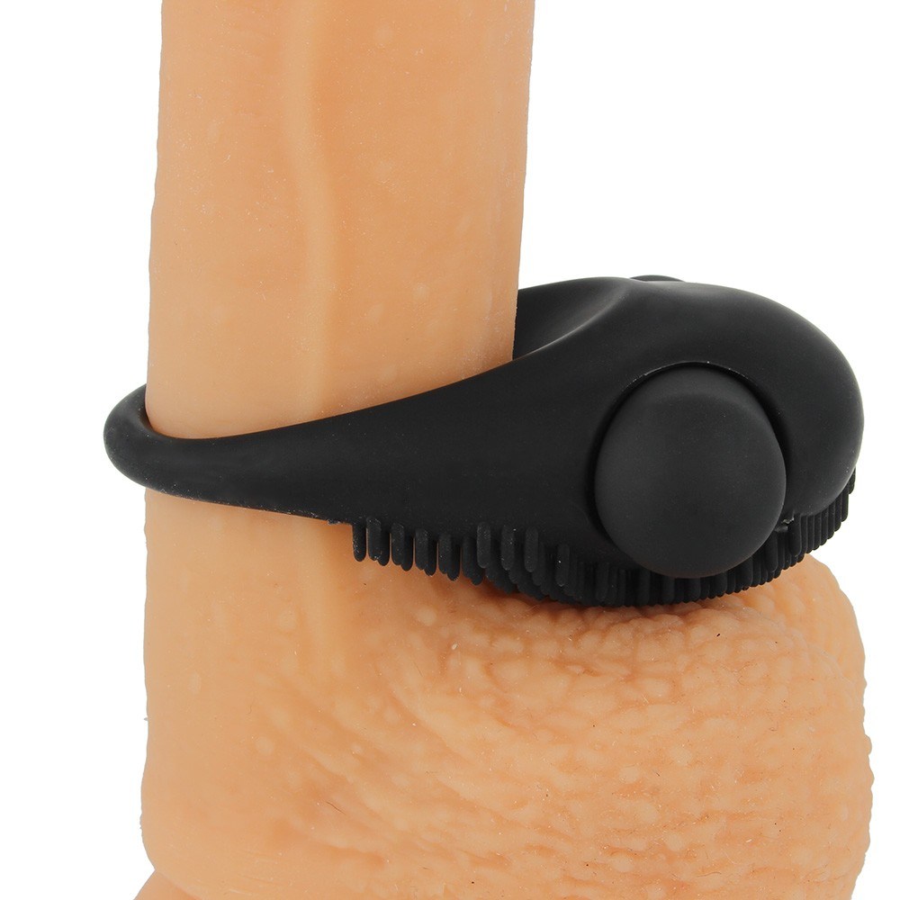 Silicone Penis Ring Vibrator Adult Sex Toy Bullet Vibrator Cock Ring