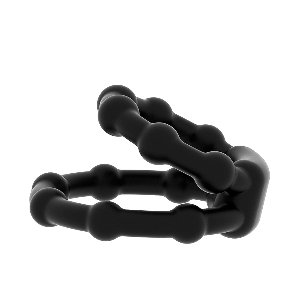 Dual Dotted Penis Ring Silicone Male Sex Toy Cock Rings