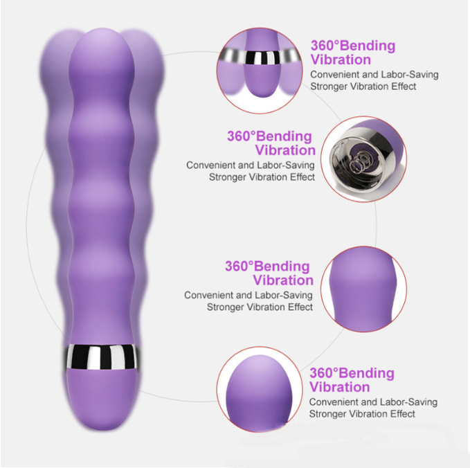 Threaded female massage vibrator penis toys