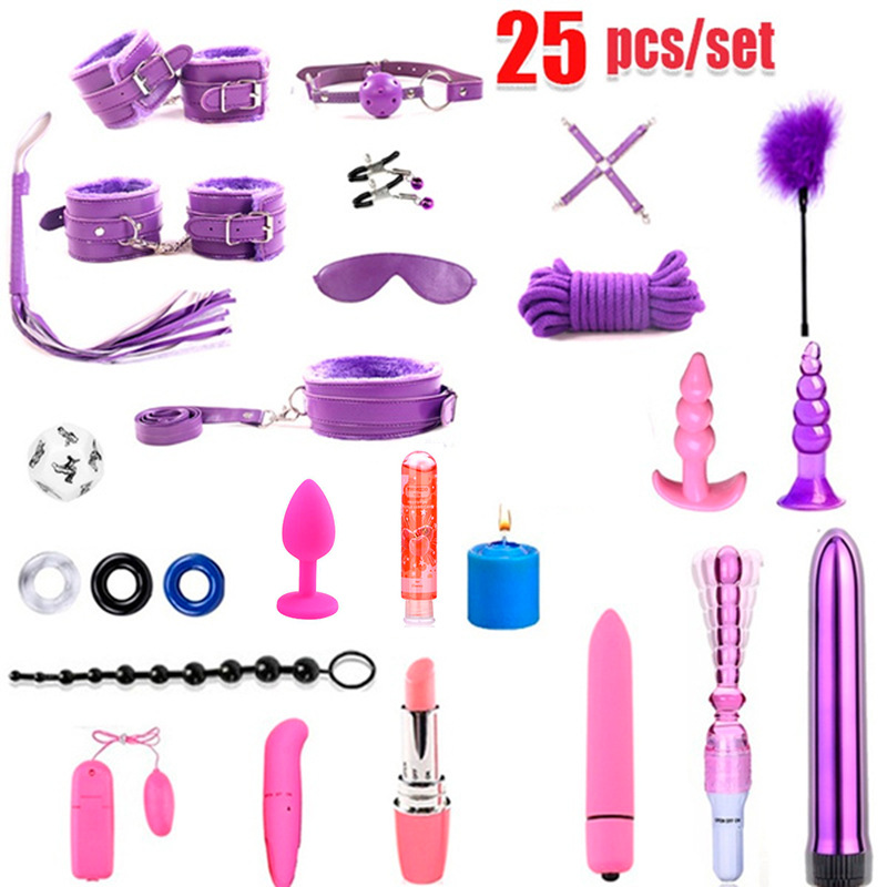 25 Adult Sex Toys Combination Set Anal Plug Bundle Sex