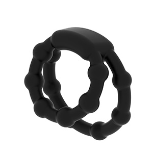 Dual Dotted Penis Ring Silicone Male Sex Toy Cock Rings