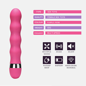 Threaded female massage vibrator penis toys