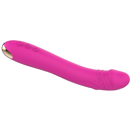 woman charging silicone vibrator sex toy