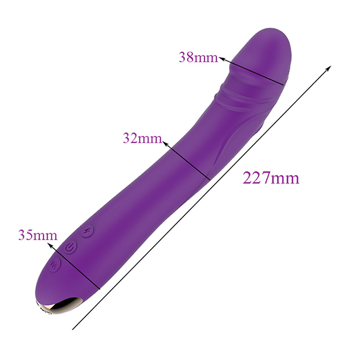 woman charging silicone vibrator sex toy