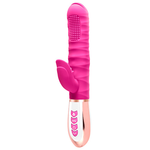 woman turn bead thrusting vibrator sex toy