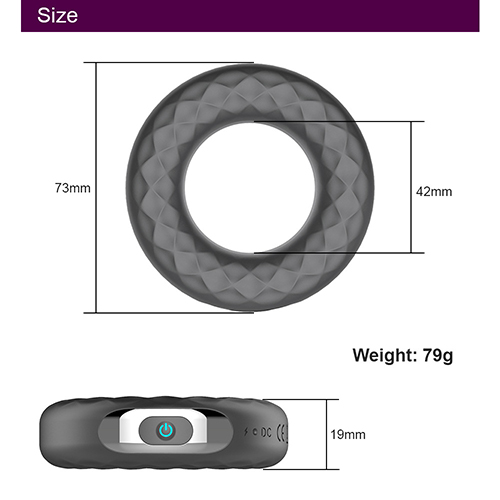 Silicone fine ring delay vibration lock wholesale