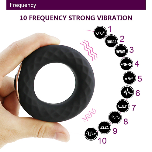 Silicone fine ring delay vibration lock wholesale