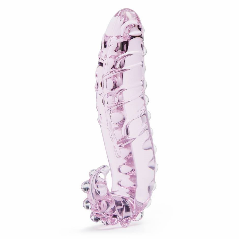 Pink Hippocampus Sensual Glass Dildo Sex Adults Toys Butt Plug Sex Toy