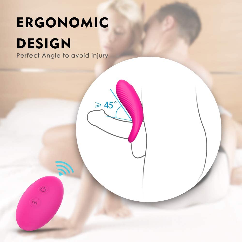 Wholesale Vibrating Cock Ring Silicone Vibration Sex Toy for Male Couples