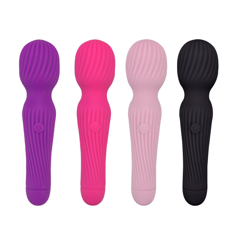 Threaded AV vibrator women masturbation massage vibrator