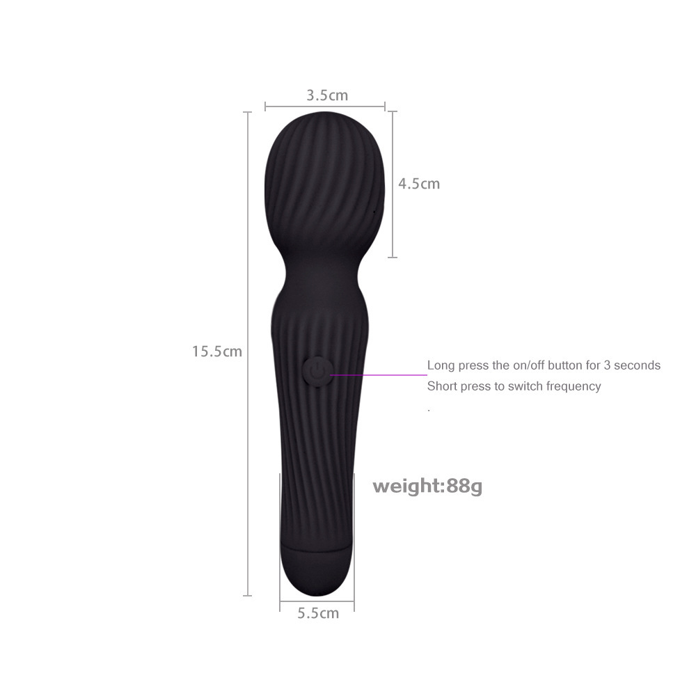 Threaded AV vibrator women masturbation massage vibrator