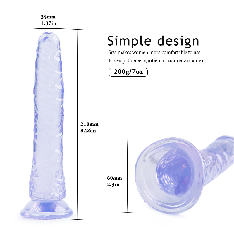 Male Artifical penis Jelly Dildo Suction Cup Dildo sex toys