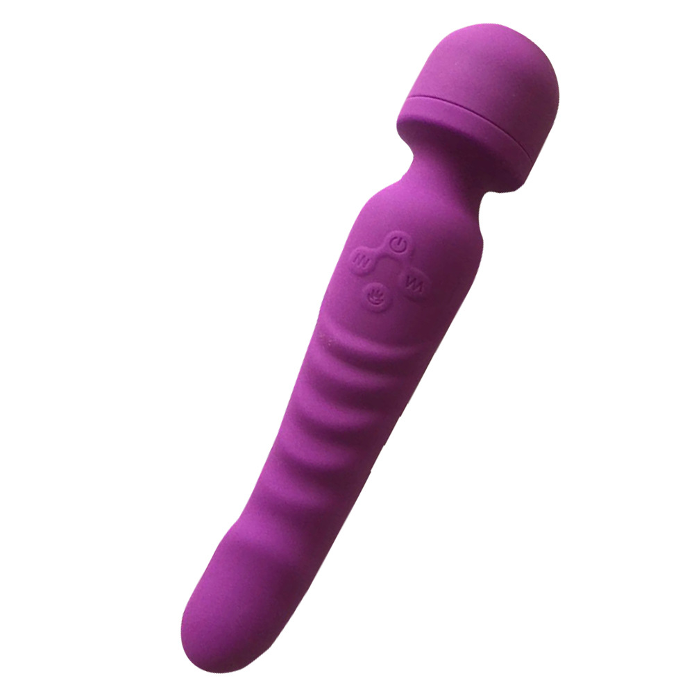 Multi-frequency vibrator rechargeable Women double head sexy vibrator manufacturer