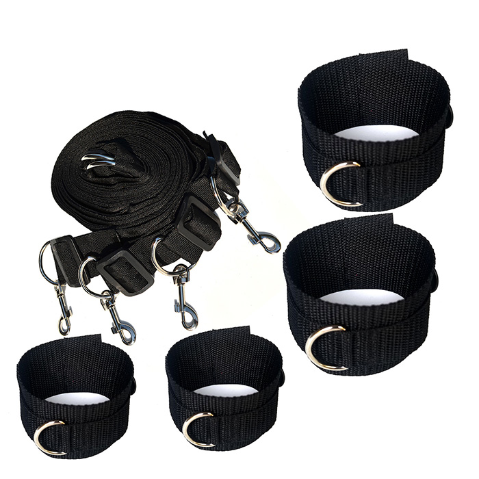 Adult bondage bundled bandage bed bundled handcuffs shackles sex toys