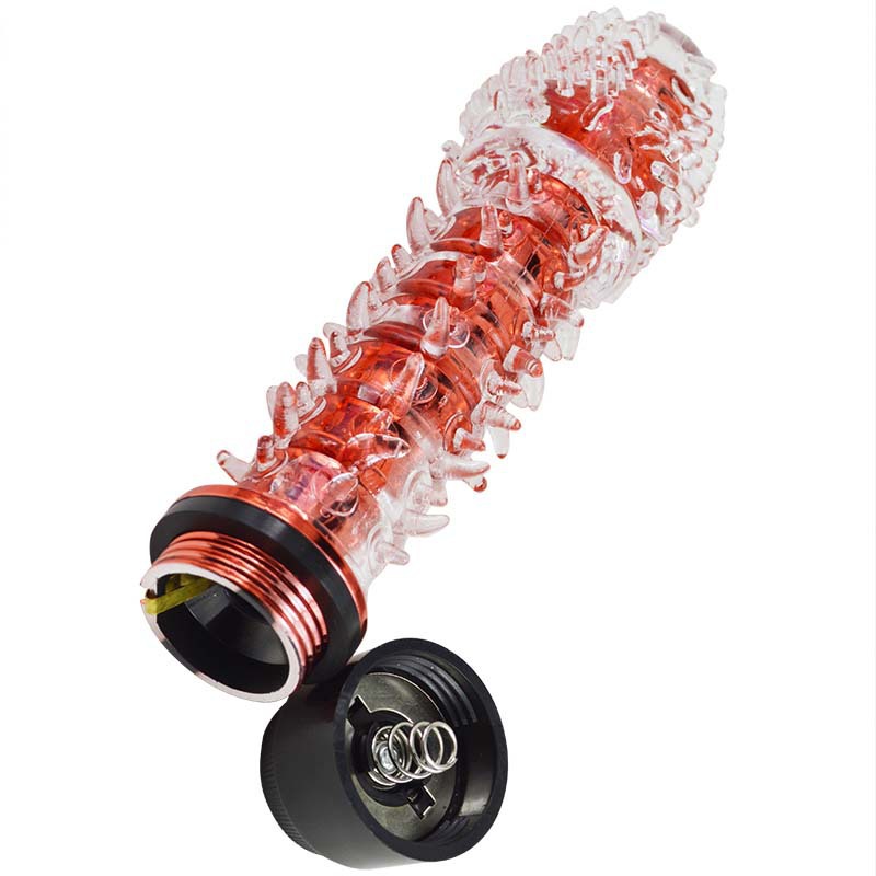 Crystal vibrator with thorn single shock female masturbation AV massager