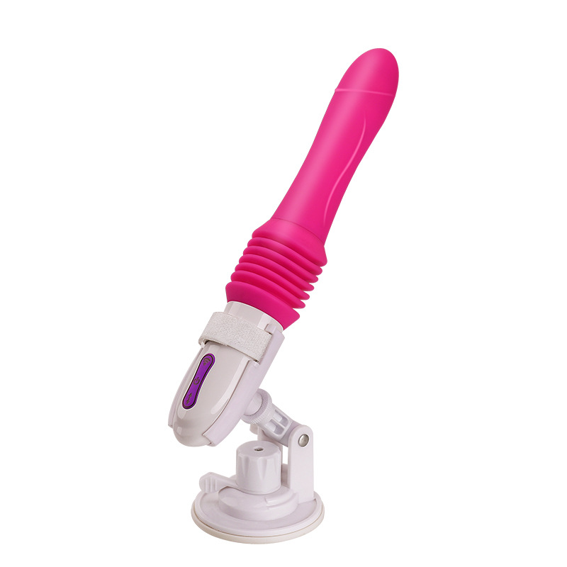 Push-and-plug charging remote control gun machine female masturbation device