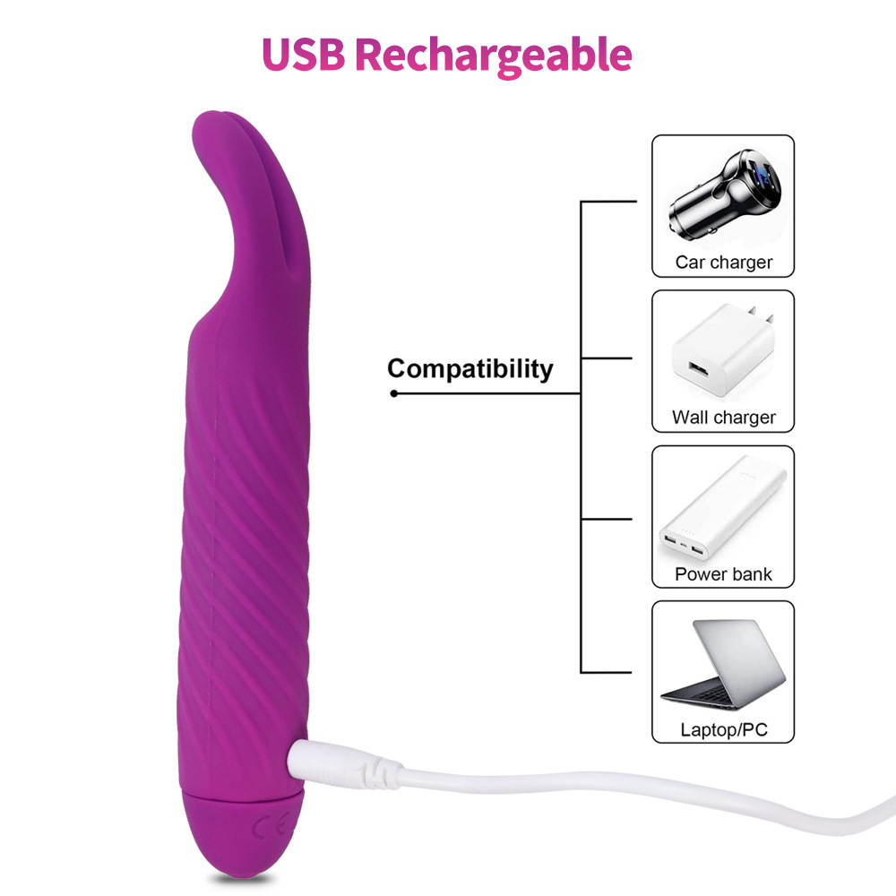 Wholesale adult toys charging G-spot vibration female massage AV teaser stick