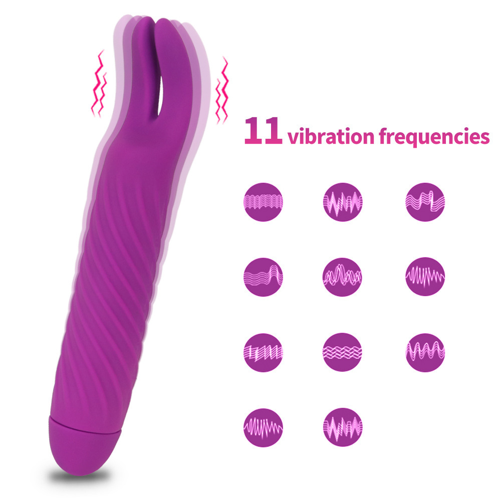 Wholesale adult toys charging G-spot vibration female massage AV teaser stick