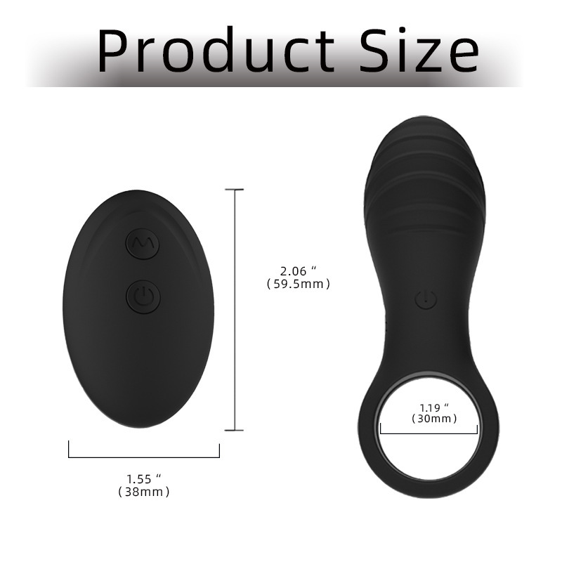 Wholesale adult toy lock fine ring male vibration ring double ring penis ring