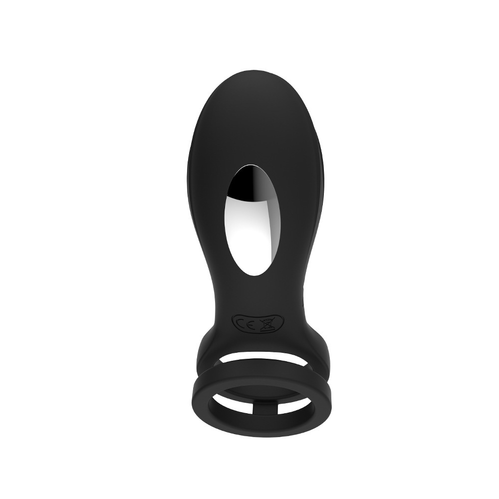 Wholesale adult toy lock fine ring male vibration ring double ring penis ring