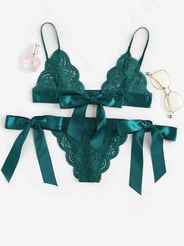 Bra and underwear lace underwear set 2 women underwear