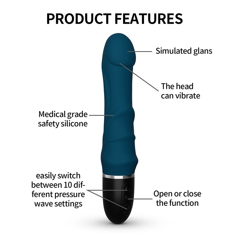 10-frequency rechargeable vibrator female masturbator massage AV stick