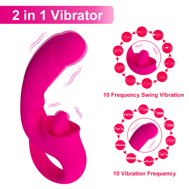 Provide vibrator 8-frequency masturbation vibrator licking vibrator female sex adult products wholesaler