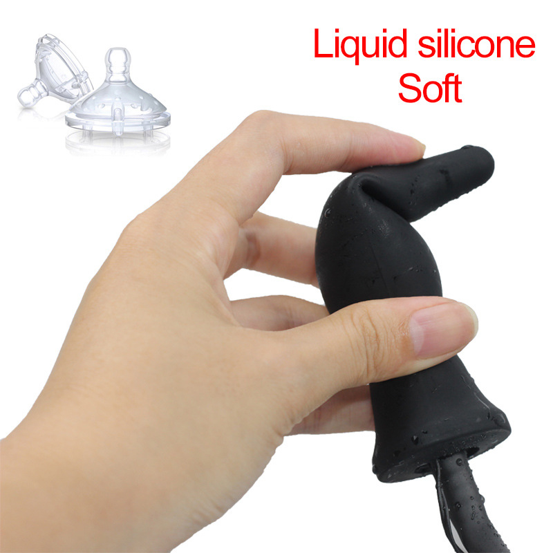 10 frequency vibrating anal plugs oversized silicone anal dilator adult products manufacturer