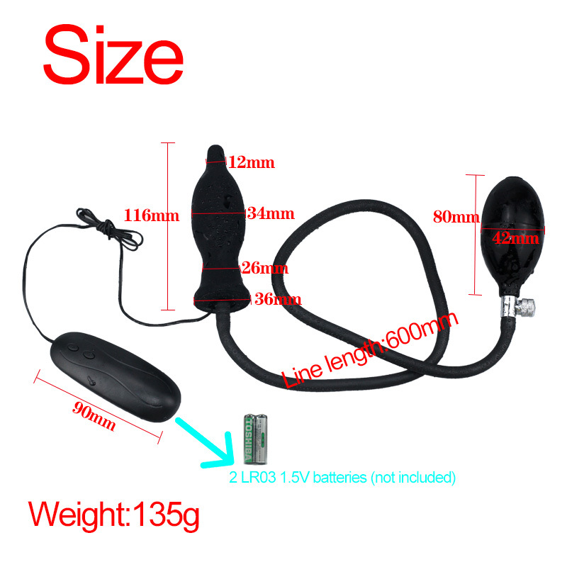 10 frequency vibrating anal plugs oversized silicone anal dilator adult products manufacturer