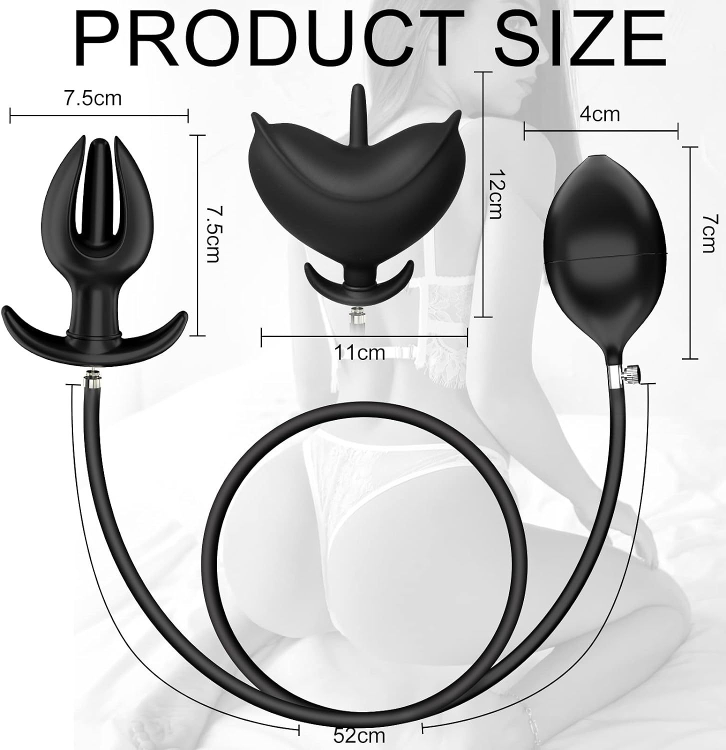 Wholesale flower bud inflatable anal plug anal plug dilator manufacturer